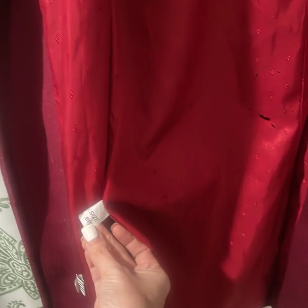 Vintage Worthington Burgundy Long Coat size 8p - Picture 5 of 5